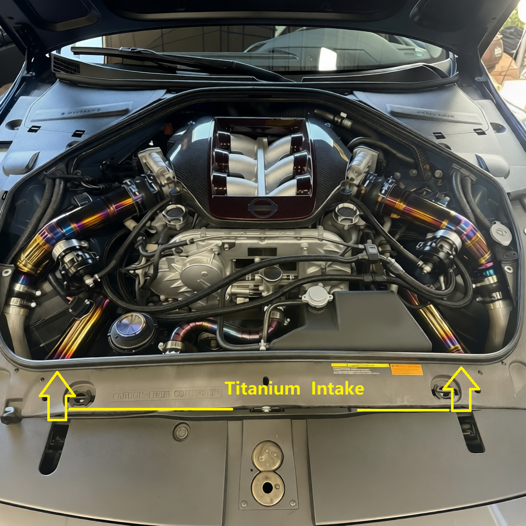 Titanium Intake System – Nissan GT-R R35