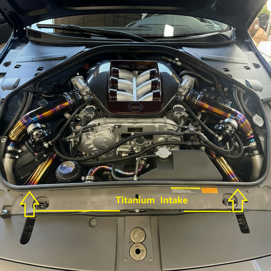 Titanium Intake System – Nissan GT-R R35